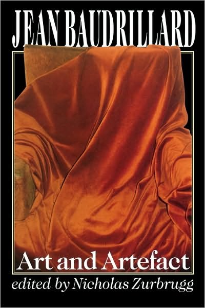 Cover for Jean Baudrillard · Jean Baudrillard, Art and Artefact (Taschenbuch) (1997)