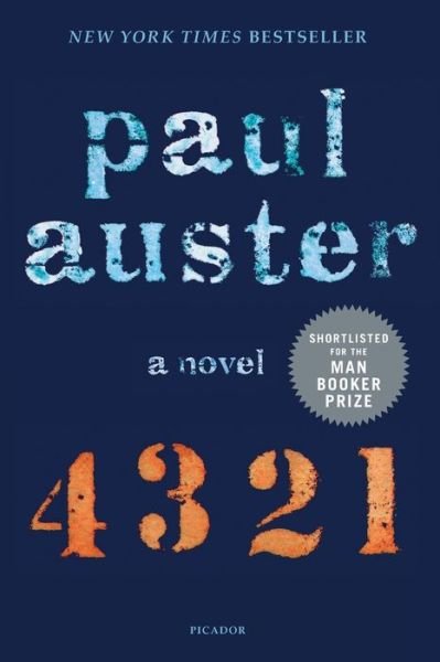 Cover for Paul Auster · 4 3 2 1 A Novel (Paperback Book) (2020)