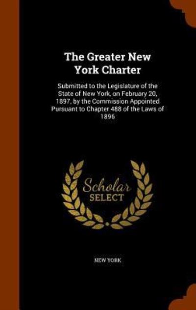 Cover for New York · The Greater New York Charter (Hardcover bog) (2015)