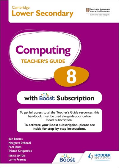 Cover for Tristan Kirkpatrick · Cambridge Lower Secondary Computing 8 Teacher's Guide with Boost Subscription (Buch) (2022)