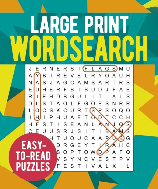 Cover for Eric Saunders · Large Print Wordsearch: Over 250 Easy-to-Read Puzzles (Paperback Book) (2024)