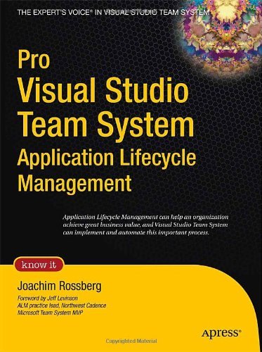Cover for Joachim Rossberg · Pro Visual Studio Team System Application Lifecycle Management (Gebundenes Buch) [1st edition] (2008)