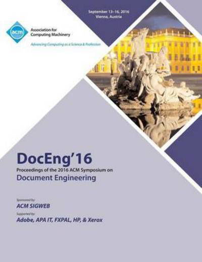 Cover for Doceng 16 Conference Committee · DocEng 16 ACM Symposium on Document Engineering (Pocketbok) (2016)