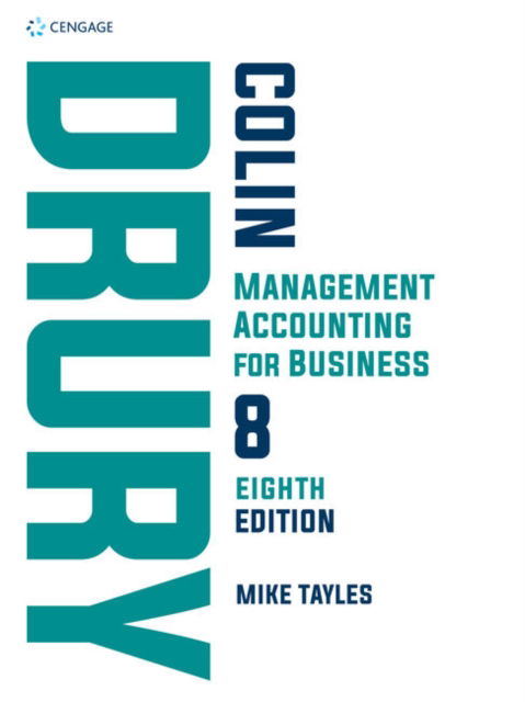 Cover for Drury, Colin (University of Huddersfield) · Management Accounting for Business (Paperback Book) (2021)