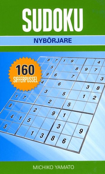 Cover for Michiko Yamato · Sudoku Nybörjare Grön (Paperback Book) (2016)