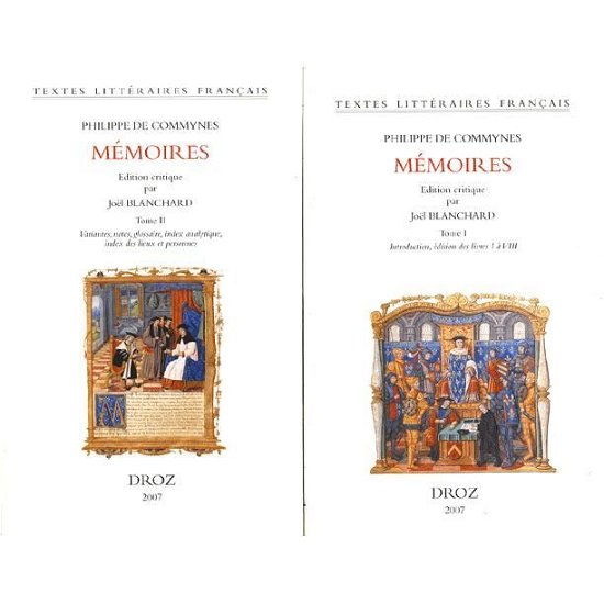 Cover for Philippe de Commynes · Mémoires (Book) (2007)