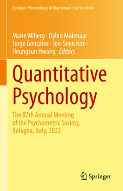 Cover for Marie Wiberg · Quantitative Psychology (Book) (2023)