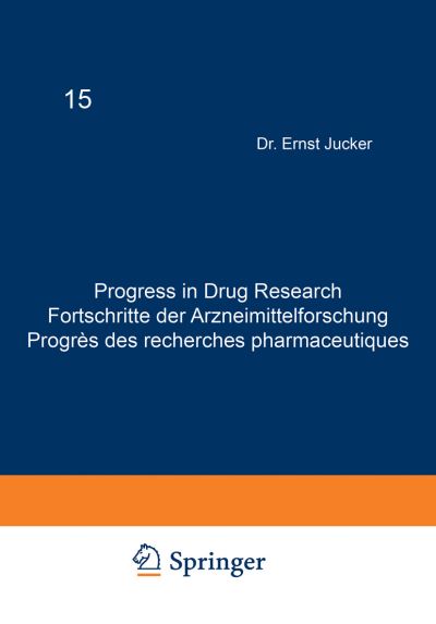 Cover for Jucker · Progress in Drug Research / Fortschritte der Arzneimittelforschung / Progres des recherches pharmaceutiques - Progress in Drug Research (Paperback Book) [Softcover reprint of the original 1st ed. 1971 edition] (2012)