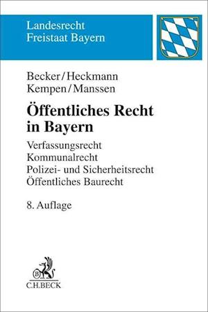 Cover for Ulrich Becker · Öffentliches Recht in Bayern (Taschenbuch) (2022)