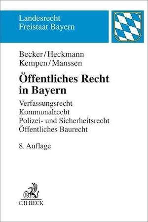 Cover for Ulrich Becker · Öffentliches Recht in Bayern (Pocketbok) (2022)