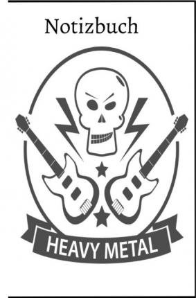 Heavy Metal Skull Notizbuch für - Health - Bøger -  - 9783750299801 - 