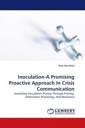 Cover for Hua-hsin Wan · Inoculation-a Promising Proactive Approach in Crisis Communication: Examining Inoculation Process Through Priming, Information Processing, and Resistance (Taschenbuch) (2010)