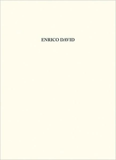 Cover for Simon Thompson · Enrico David (Hardcover Book) (2009)