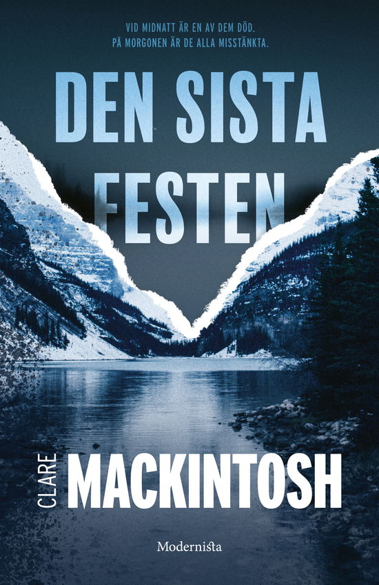 Cover for Clare Mackintosh · Den sista festen (Indbundet Bog) (2024)