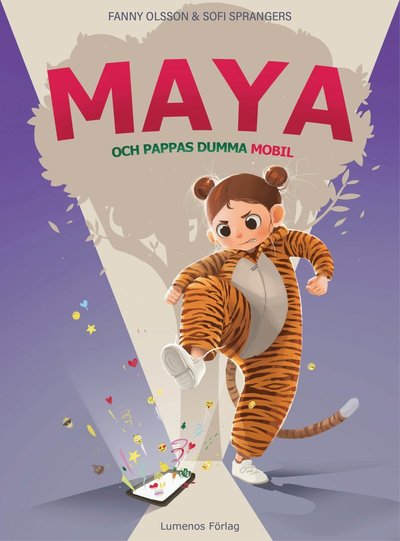 Cover for Fanny Olsson · Maya och pappas dumma mobil (Bound Book) (2021)