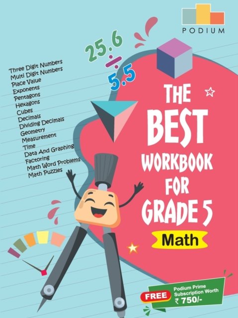 Cover for Podium School · The Best Math Workbook for Grade 5 (Paperback Book) (2022)