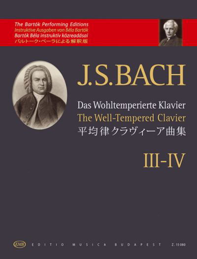 Cover for Johann Sebasti Bach · Welltempered Clavier Iiiiv Piano Solo - the Bartk Performing Editions (Paperback Book) (2019)