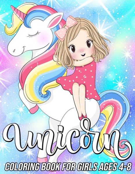 Cover for Mezzo Zentangle Designs · Unicorn Coloring Book for Girls Ages 4-8 (Pocketbok) (2020)