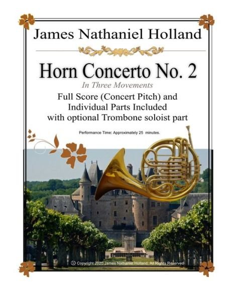 Cover for James Nathaniel Holland · Concerto for Horn No. 2 (Pocketbok) (2021)
