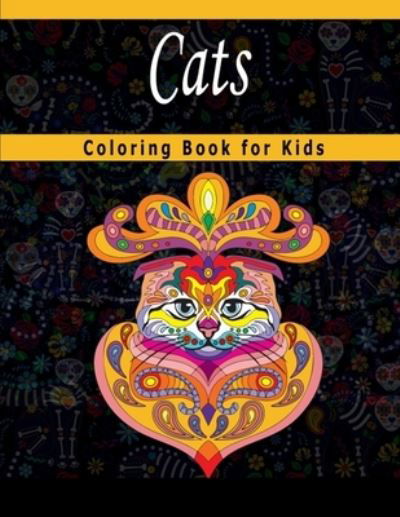 Cover for Marie Martin · Cats Coloring Book for Kids: A Humorous Coloring Book of Cats for All Ages for Relaxation and Stress Relief (Paperback Book) (2020)