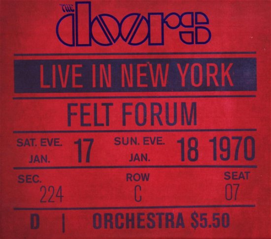 Live In New York - The Doors - Música - RHINO - 0081227983802 - 13 de novembro de 2009