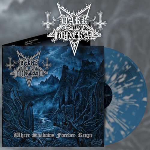 Cover for Dark Funeral · Where Shadows Forever Reign (Blue / Grey Vinyl LP) (LP) (2022)