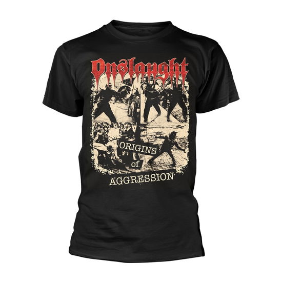 Cover for Onslaught · Origins of Aggression (T-shirt) [size XL] (2025)