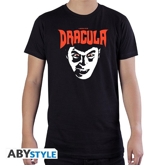 UNIVERSAL MONSTERS- Tshirt "Dracula" man SS black - basic - Universal Monsters - Andet - ABYstyle - 3665361099802 - 