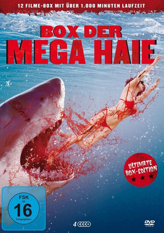 Cover for Danny Trejo,eric Roberts,lorenzo Lamas · Box Der Mega Haie (DVD) (2023)