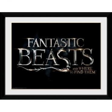 Cover for Fantastic Beasts · Fantastic Beasts: Logo (Stampa In Cornice 30x40 Cm) (MERCH)