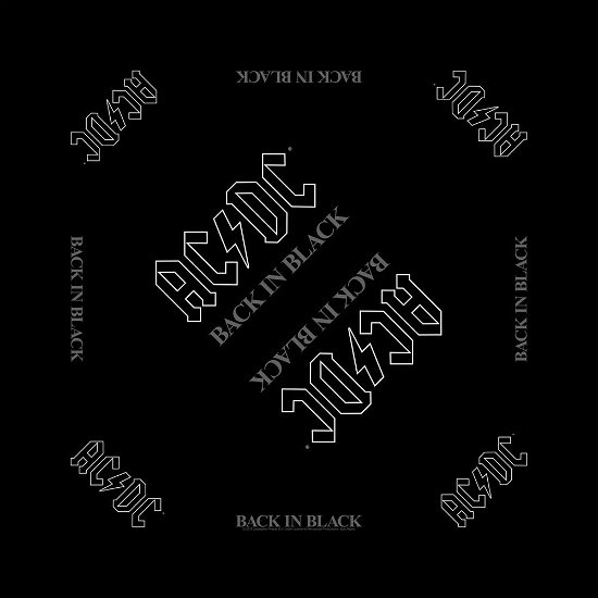 Cover for AC/DC · AC/DC Unisex Bandana: Back in Black (MERCH) [Black - Unisex edition]