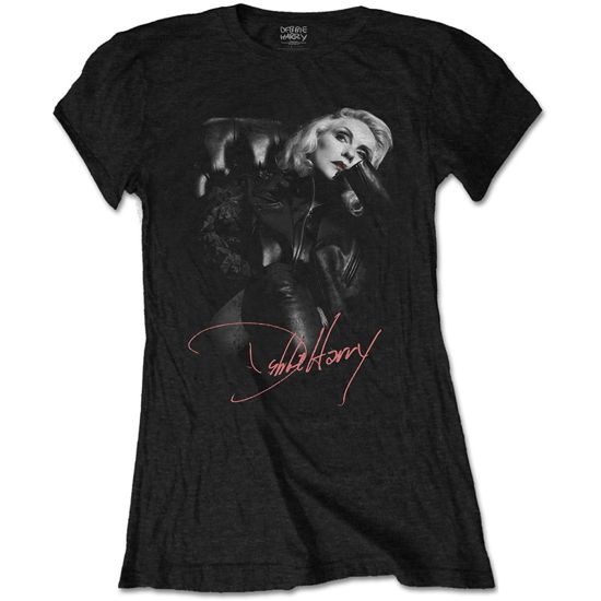 Debbie Harry Ladies T-Shirt: Leather Girl - Deborah Harry - Marchandise -  - 5056170675802 - 