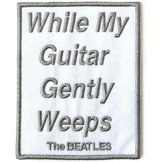 Cover for The Beatles · The Beatles Standard Woven Patch: While My Guitar Gently Weeps (Patch)