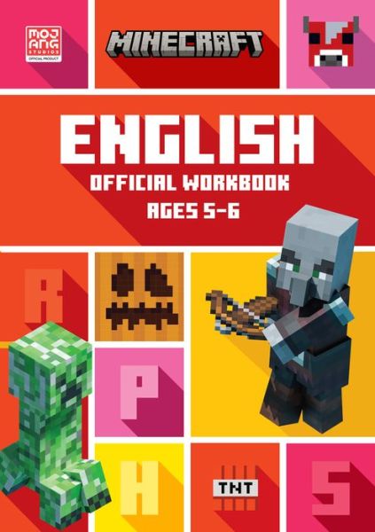 Cover for Collins KS1 · Minecraft English Ages 5-6: Official Workbook - Minecraft Education (Paperback Book) (2021)