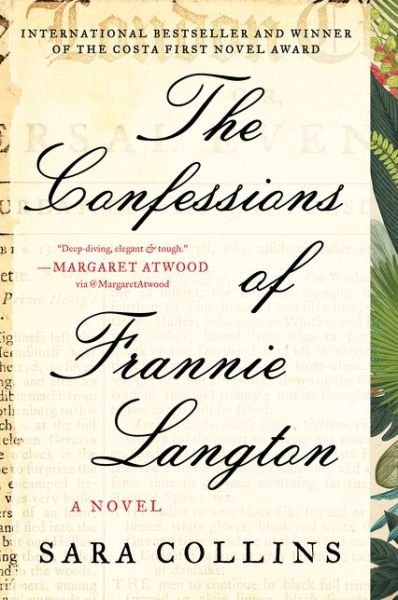 Cover for Sara Collins · The Confessions of Frannie Langton: A Novel (Paperback Book) (2020)