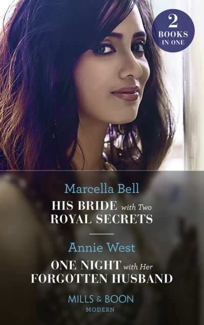 Cover for Marcella Bell · His Bride With Two Royal Secrets / One Night With Her Forgotten Husband: His Bride with Two Royal Secrets (Pregnant Princesses) / One Night with Her Forgotten Husband (Paperback Book) (2022)