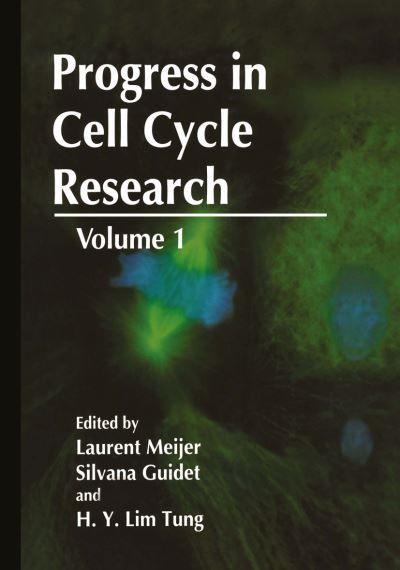 Cover for Laurent Meijer · Progress in Cell Cycle Research - Progress in Cell Cycle Research (Hardcover Book) [1995 edition] (1996)