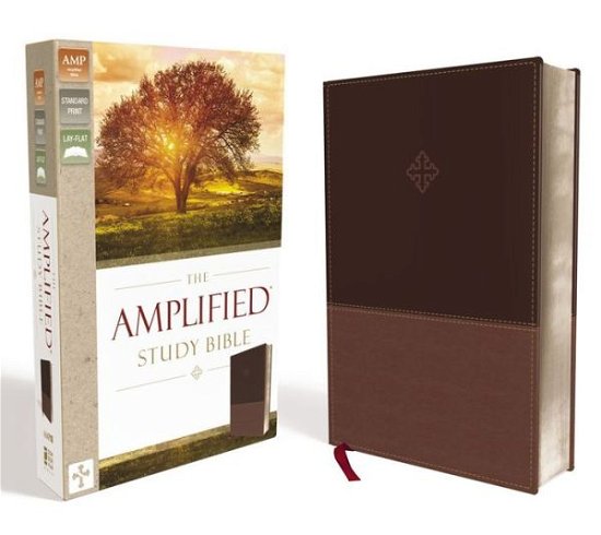 Cover for Zondervan · The Amplified Study Bible, Leathersoft, Brown (Leather Book) (2017)