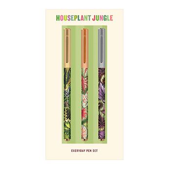 Houseplant Jungle Everyday Pen Set - Galison - Books - Galison - 9780735359802 - September 24, 2019