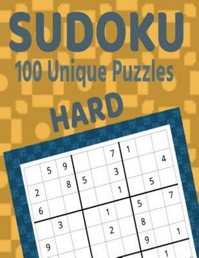 Cover for Kanig Designs · Sudoku 100 Unique Puzzles Hard (Paperback Book) (2019)