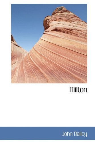 Cover for John Bailey · Milton (Paperback Book) [Large Type edition] (2009)