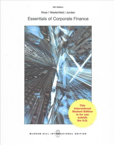 Cover for Stephen Ross · Essentials of Corporate Finance (Taschenbuch) (2016)