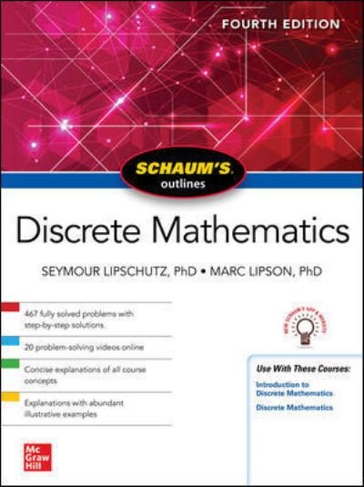 Cover for Seymour Lipschutz · Schaum's Outline of Discrete Mathematics, Fourth Edition (Pocketbok) (2021)