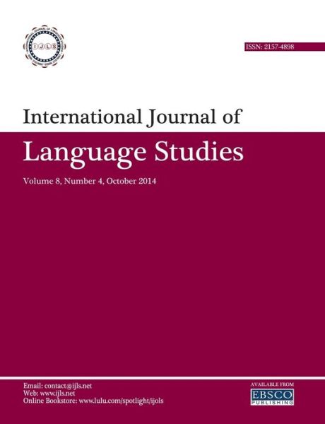 Cover for Mohammad Ali Salmani Nodoushan · International Journal of Language Studies (IJLS) - Volume 8 (4) (Book) (2014)