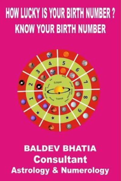 Cover for Baldev Bhatia · How Lucky is Your Birth Number (Paperback Book) (2017)