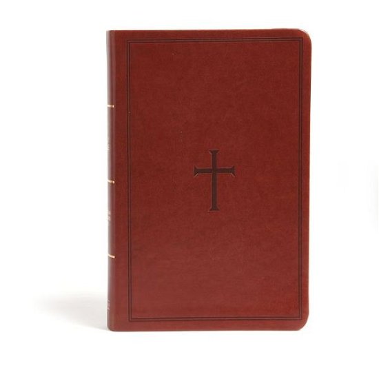Cover for CSB Bibles by Holman CSB Bibles by Holman · CSB Large Print Personal Size Reference Bible, Brown LeatherTouch, Indexed (Læderbog) (2017)
