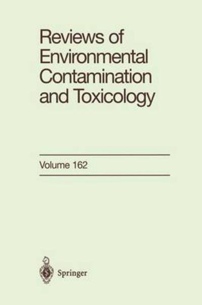 Cover for George W. Ware · Reviews of Environmental Contamination and Toxicology: Continuation of Residue Reviews - Reviews of Environmental Contamination and Toxicology (Paperback Book) [Softcover reprint of the original 1st ed. 1999 edition] (2012)