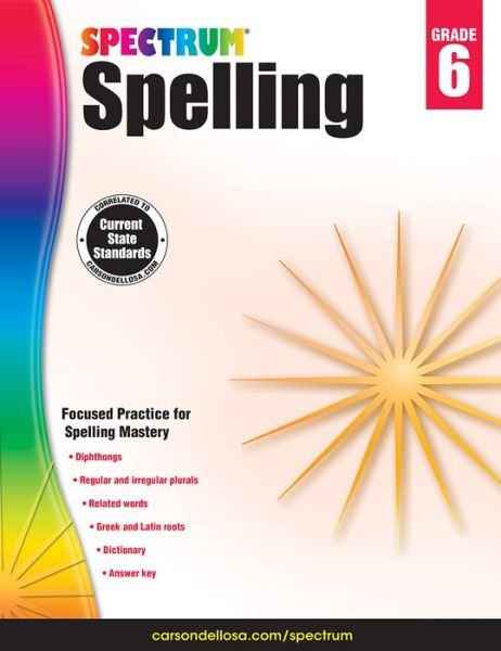 Spectrum Spelling Grade 6 - Spectrum - Bøker - Carson Dellosa - 9781483811802 - 15. august 2014