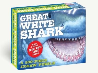 The Great White Shark 500-Piece Jigsaw Puzzle and   Book: A 500-Piece Family Jigsaw Puzzle Featuring The Shark Handbook - Julius Csotonyi - Board game - HarperCollins Focus - 9781646430802 - February 2, 2021