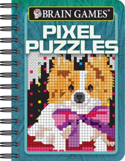 Cover for Publications International Ltd · Brain Games Mini - Pixel Puzzles (Spiral Book) (2017)